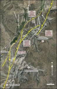 Structural evolution of a normal fault transfer zone - Keck Geology ...